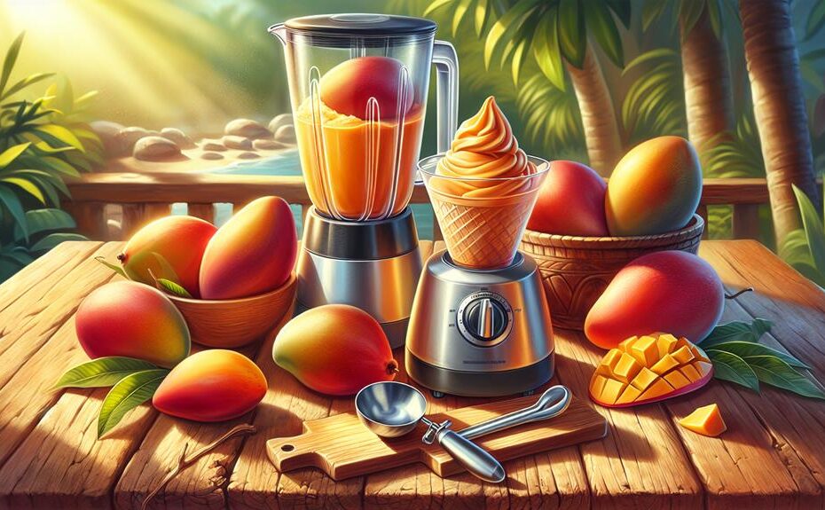 delicious homemade mango treat