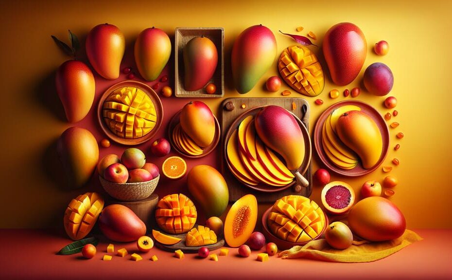 diverse australian mango varieties