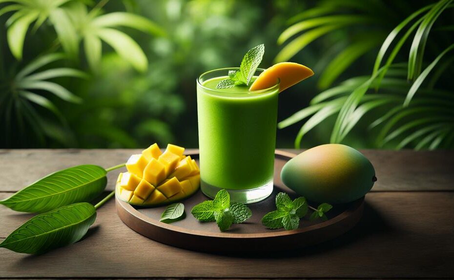 green mango smoothie recipe