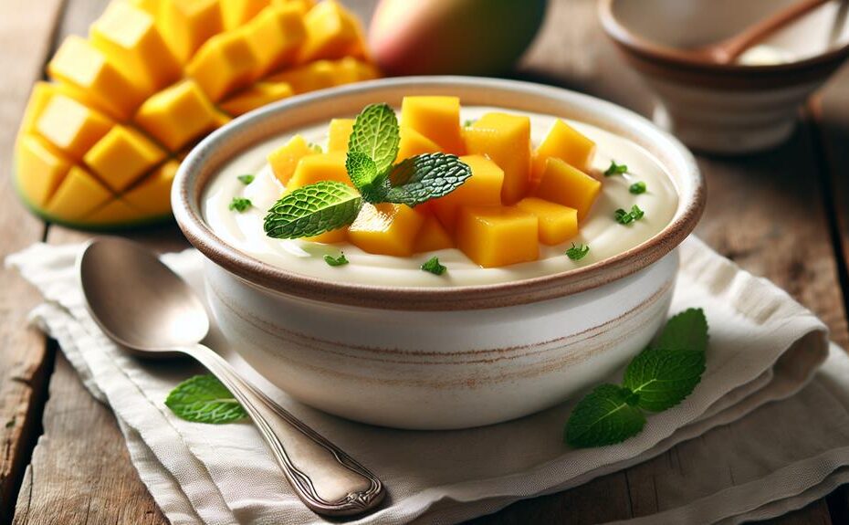 mango pudding recipe highlighted
