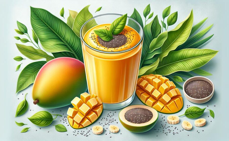 refreshing tropical fruit drink