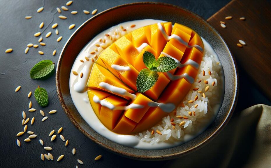thai mango sticky rice
