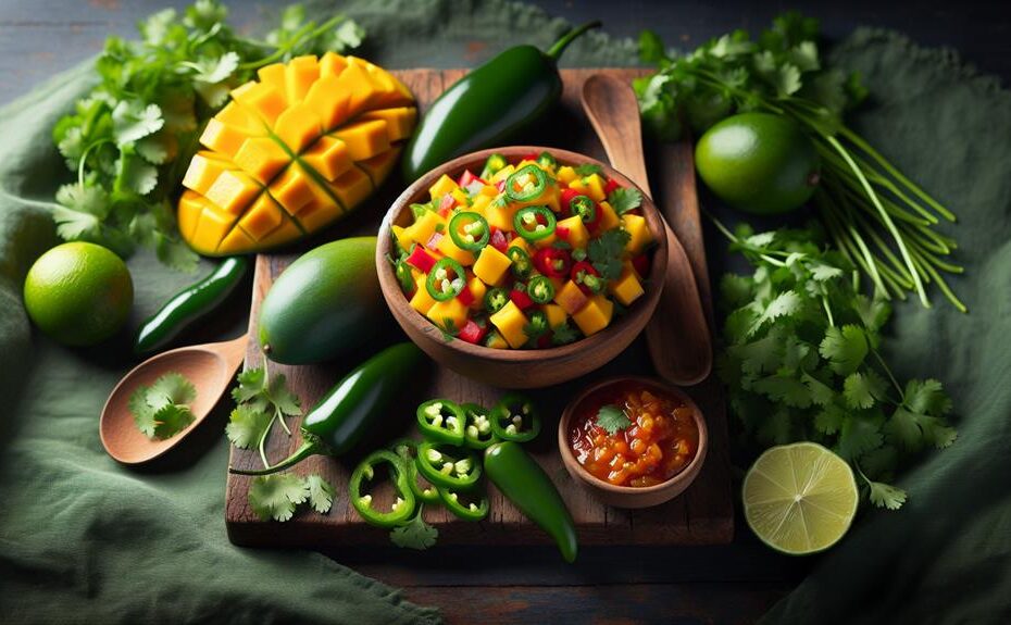 tropical twist with mango